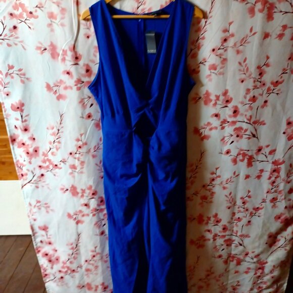 ELOQUII Sleeveless Wide-Leg Jumpsuit - Picture 1 of 3